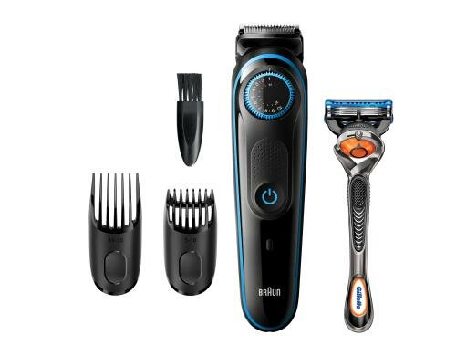 Braun Bartschneider BT5240 blau/schwarz, 39 Längenverstellungen