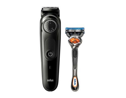 Braun Bartschneider BT3242 grau/schwarz, 39 Längenverstellungen