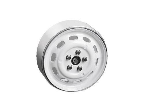 RC4WD Stamped Steel 1.7 10-Oval Hole White