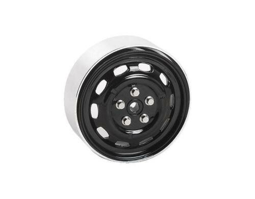 RC4WD Stamped Steel 1.7 10-Oval Hole Black