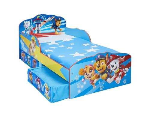 World Apart Kinderbett Paw Patrol mit Schubladen aus Stoff