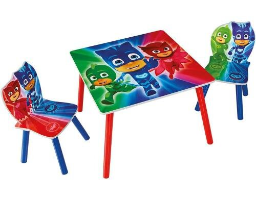 World Apart Kindersitzgruppe PJ Masks 1 Tisch, 2 Stühle