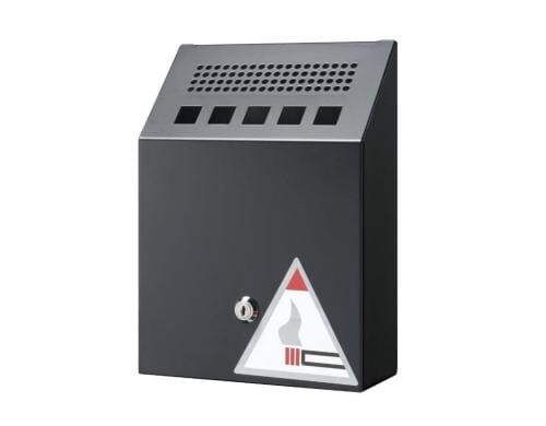 Durable Wandascher 2.5 Liter schwarz inklusive 2 Schlüssel