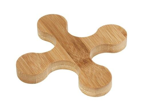 Creativ Company Untersetzer Bamboo 12 x 12 x 1.2 cm