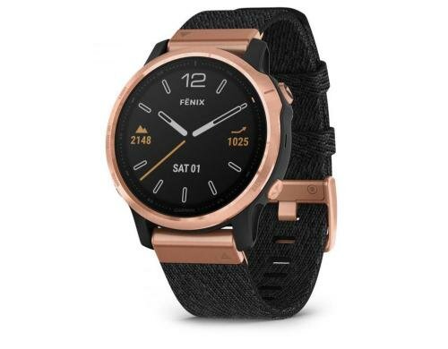 Garmin Fenix 6S Sapphire Rose Gold/Black W/ Nylon Band
