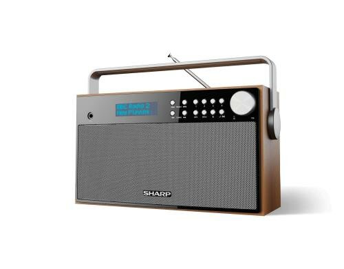 Sharp DR-P355, Portables DAB+ Radio Stereo, Bluetooth, Batteriefach, Wecker