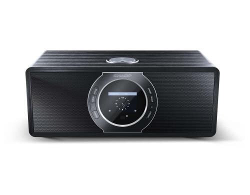 Sharp DR-I470 Pro, DAB+ und Internetradio Schwarz, Stereo BT, Aux-In, Spotify