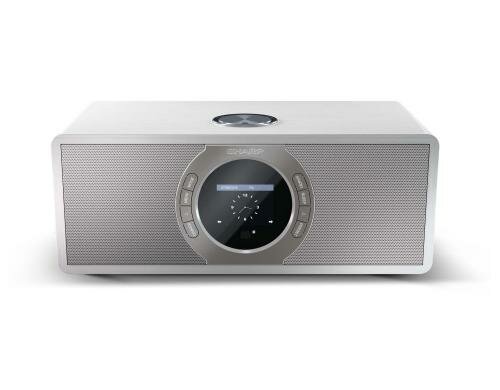 Sharp DR-I470, DAB+ und Internetradio Weiss, Stereo BT, Aux-In, Wecker