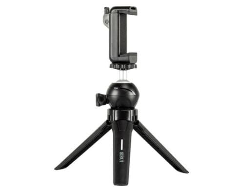 Sirui Stativ 3T-05ph Ministativ mit Handyklemme und Fernaus. blk