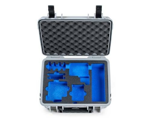 B&W Outdoor-Koffer Typ 1000 waterproof hous Batteries, dual charger cables grey