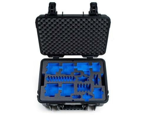 B&W Outdoor-Koffer Typ 4000 waterproof hous Batt, dua charg, sprcharg, cabl, memry, fil