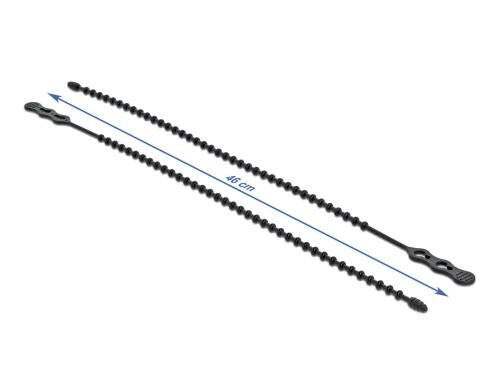 Delock Blitzbinder 460x6.5mm 10 Stk. wiederverwendbar, schwarz