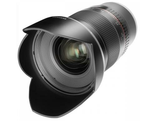 SamYang 16mm f / 2.0 Fuji X Schwarz