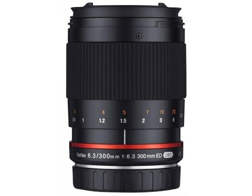 SamYang 300mm f / 6.3 Fuji X Schwarz