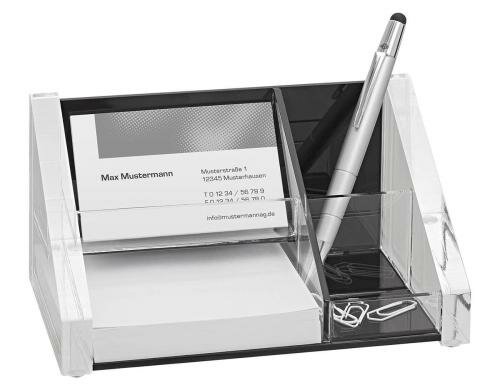 WEDO Stiftehalter Exklusiv Serie Acryl, Grösse: 16.4 x 9.7 x 8.9 cm