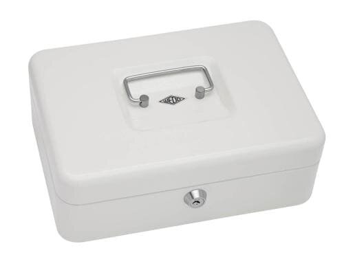 Wedo Geldkassette, 25 x 18 x 9 cm 5 Fächer, weiss