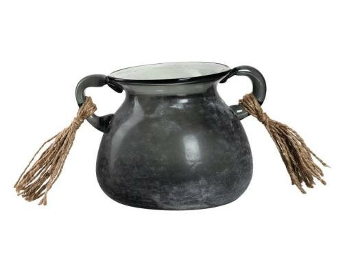 Leonardo Vase Posto anthrazit matt 1 Stück, H: 12cm, D: 15cm