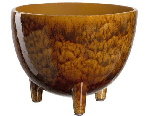 Leonardo Topf Posto amber 1 Stück, H: 17cm, D: 22cm