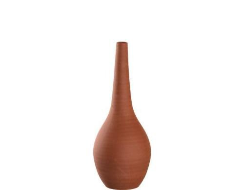 Leonardo Keramikvase Posto braun 40cm 1 Stück, H: 40 cm, D: 16 cm