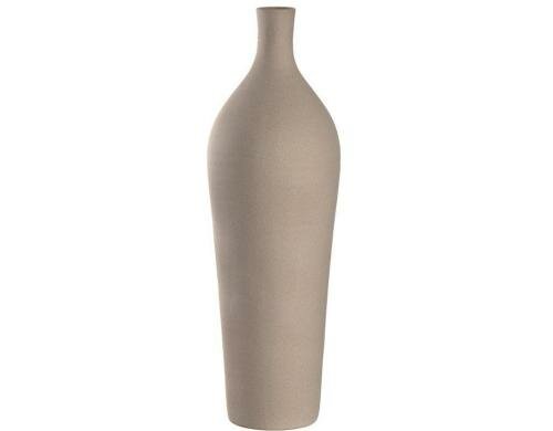 Leonardo Keramikvase Posto hellgrau 50cm 1 Stück, H: 50 cm, D: 16 cm