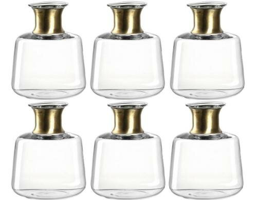 Leonardo Vase Posto eckig 11cm 6 Stück, H: 11 cm, D: 9 cm