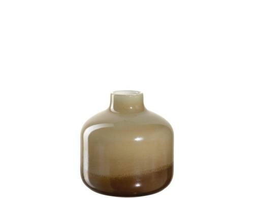 Leonardo Vase 25cm beige braun 1 Stück, H: 25cm, D: 24cm