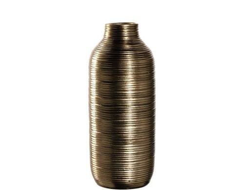 Leonardo Keramikvase 50cm gold 1 Stück, H: 50cm, D: 20cm