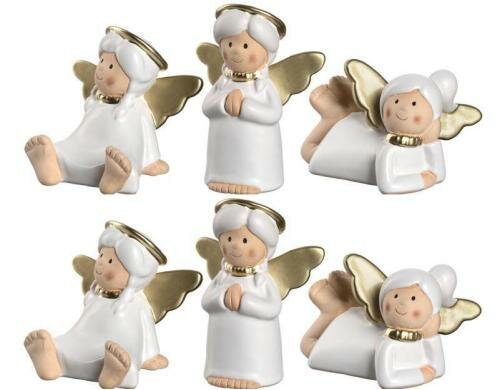 Leonardo Engel Marie 11cm 6 Stück, H: 11cm, B: 8cm, T: 5cm
