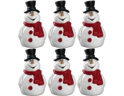 Leonardo Schneemann Gelo 15cm 6 Stück, H: 15cm, B: 9cm, T: 7cm