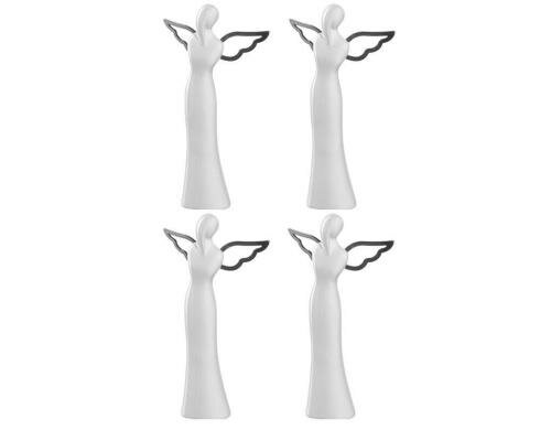 Leonardo Porzellanengel weiss 19cm 4 Stück, 19x11x5cm