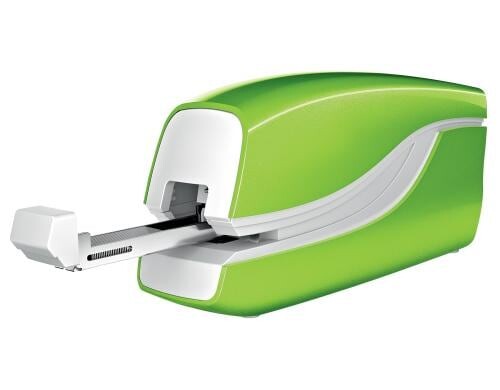 Leitz WOW Elektrisches Heftgerät NeXXt grün met., 10 Blatt, Batteriebetrieb