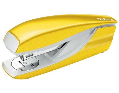 Leitz WOW  Büroheftgerät NeXXt gelb metallic, 30 Blatt, Metall