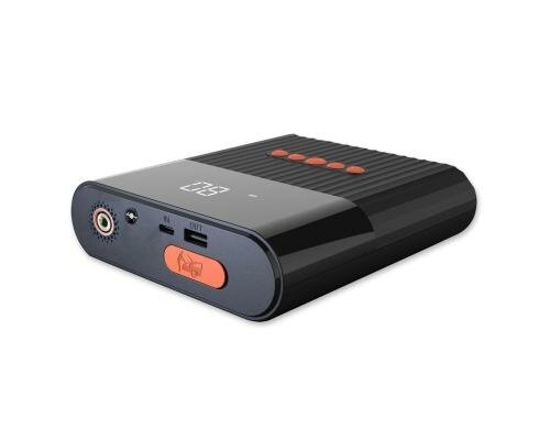 4smarts Powerbank PitStop 3in1 8800mAh, schwarz, Kompressor