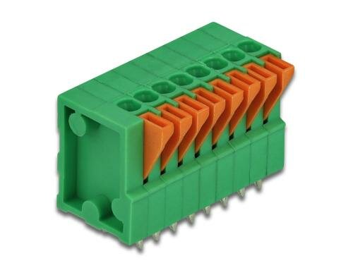 Delock Terminalblock für Platine 8Pin Rastermass: 2.54mm, vertikal, 4 Stück
