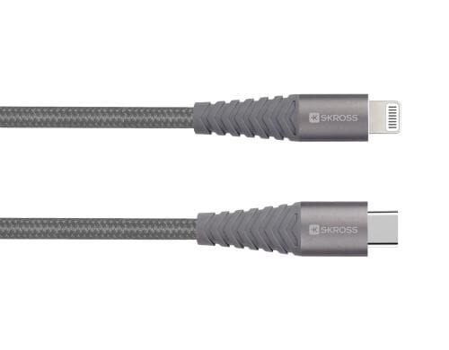 SKROSS Chargen Sync USB Type-C 2m Lightning zu USB Type-C