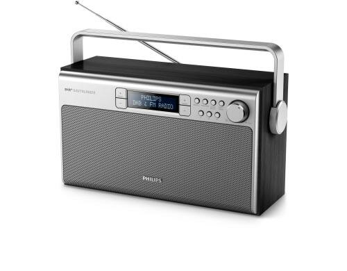 Philips AE5220B, DAB+  Radio schwarz, Stereo, Batterie- und Netzbetrieb