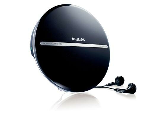 Philips EXP2546, Portabler MP3 CD Player Discman für CD, CD-R und CD-RW