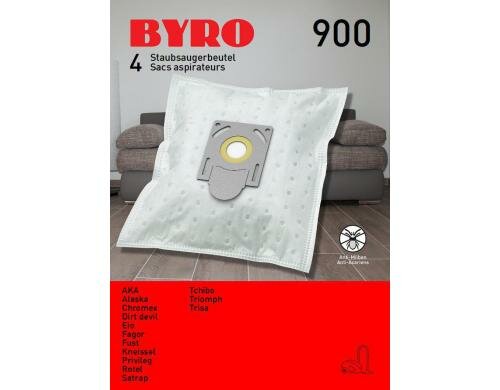 Byro Staubbeutel 900 Inhalt je 4 Staubbeutel