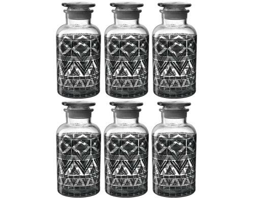 Leonardo Gewürzflasche Posto 1l Muster 6 Stück, HxD: 21x10cm