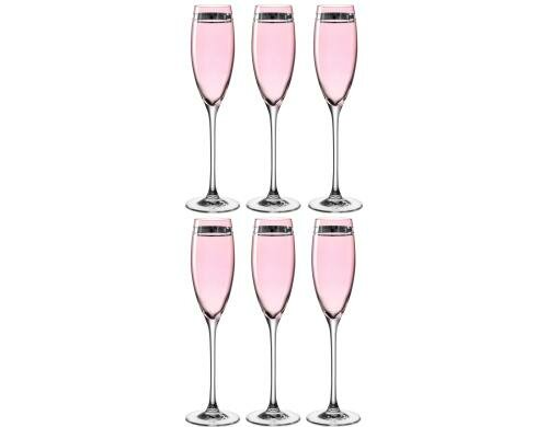 Leonardo Sektglas Cibo 220ml 6er Set 6 Stück, HxD: 27x7cm