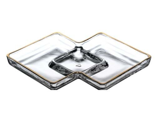 Leonardo Kabarett Selezione 27cm Goldrand HxBxL: 4x19x27cm