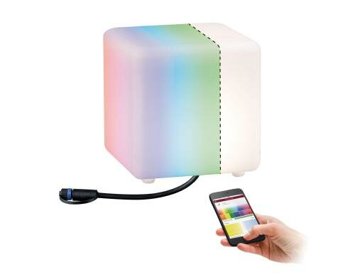 Paulmann Cube RGBW 1x 2.8W 110lm IP67, 24V, inkl. ZigBee