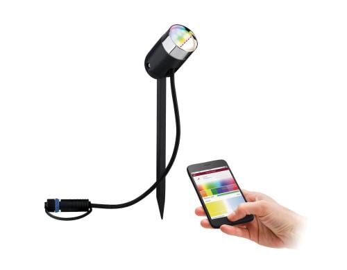 Paulmann Gartenspot RGBW 1x4W 170lm IP44, 40°, 24V, inkl. ZigBee