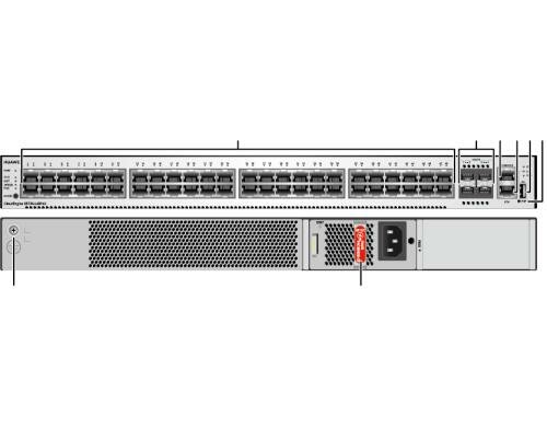 Huawei S5735-L48P4X-A, Managed Switch 48x1Gbps, 4xSFP 10Gbps, PoE+ (1000W)