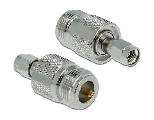 Delock Adapter N-Buchse zu RP-SMA-Stecker 36.70mm, vergoldet