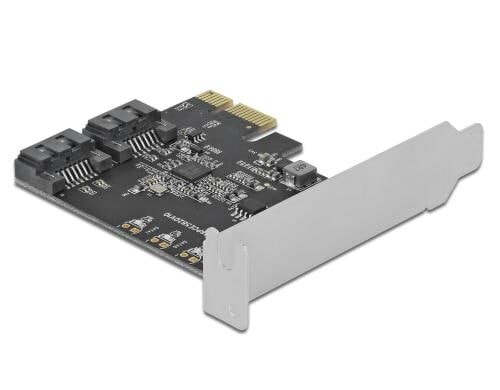 Delock 2 Port SATA PCI Express Karte Low Profile Formfaktor
