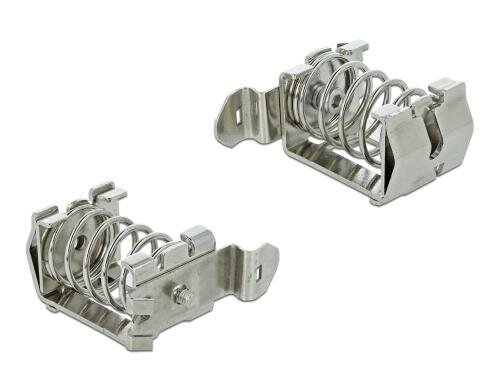 Delock Schirmklemme für 35mm Hutschiene Kabeldurchmesser 10-20mm, Metall
