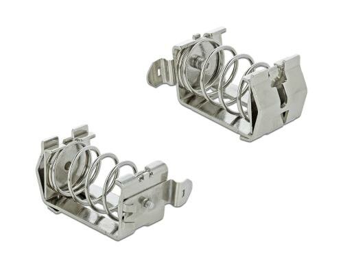 Delock Schirmklemme für 35mm Hutschiene Kabeldurchmesser 15-32mm, Metall