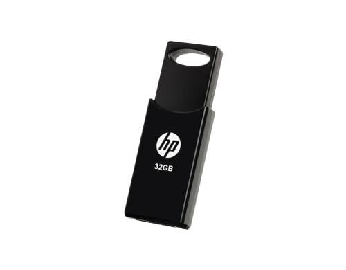 HP USB2.0 v212w 32GB Lesen: 14MB/s, Schreiben: 4MB/s, schwarz