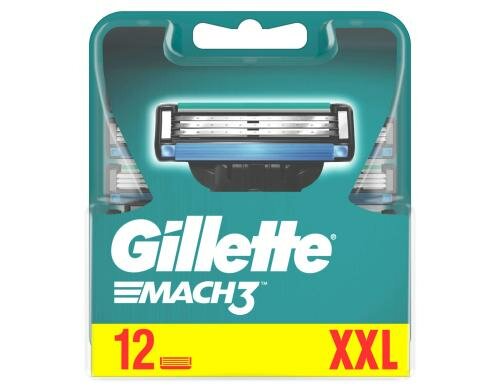 Gillette Mach3 Systemklingen 12er 12 Stück